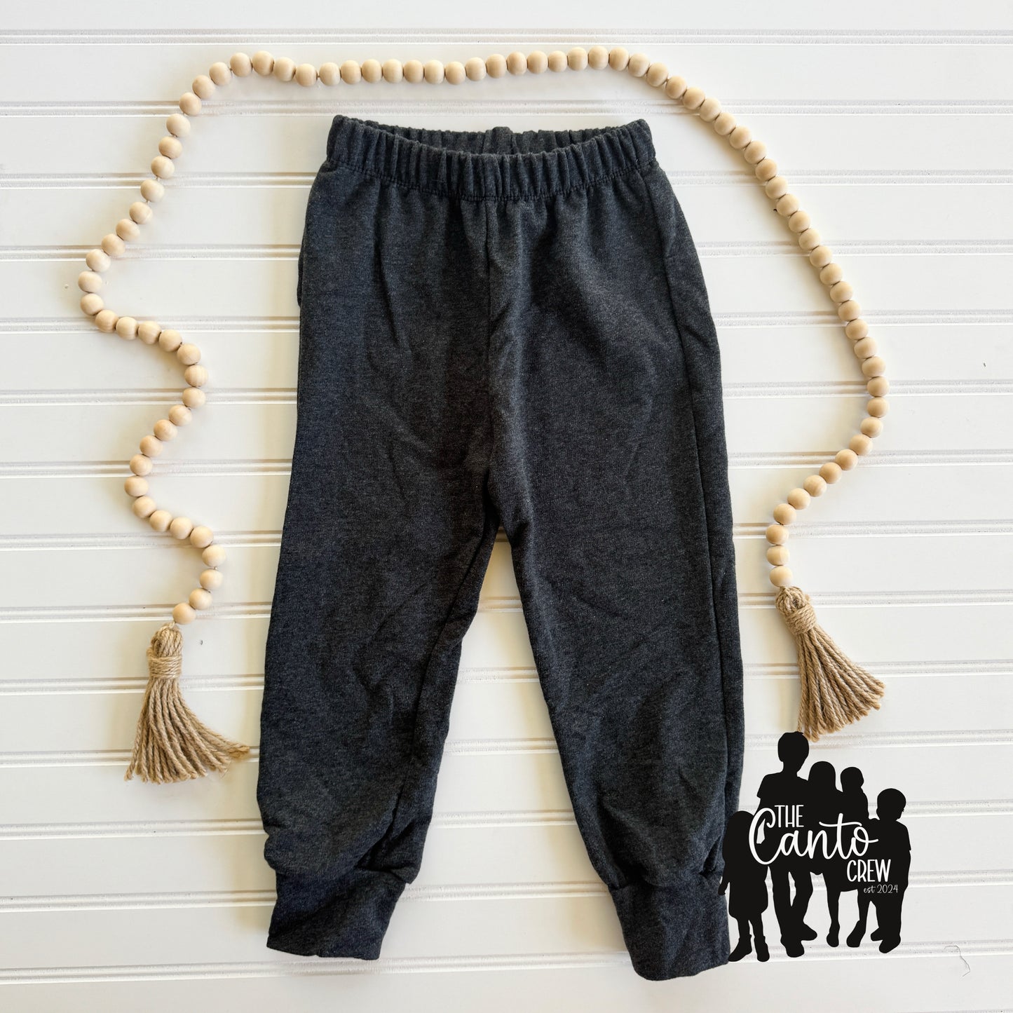 4T Urban Joggers -- Charcoal French Terry