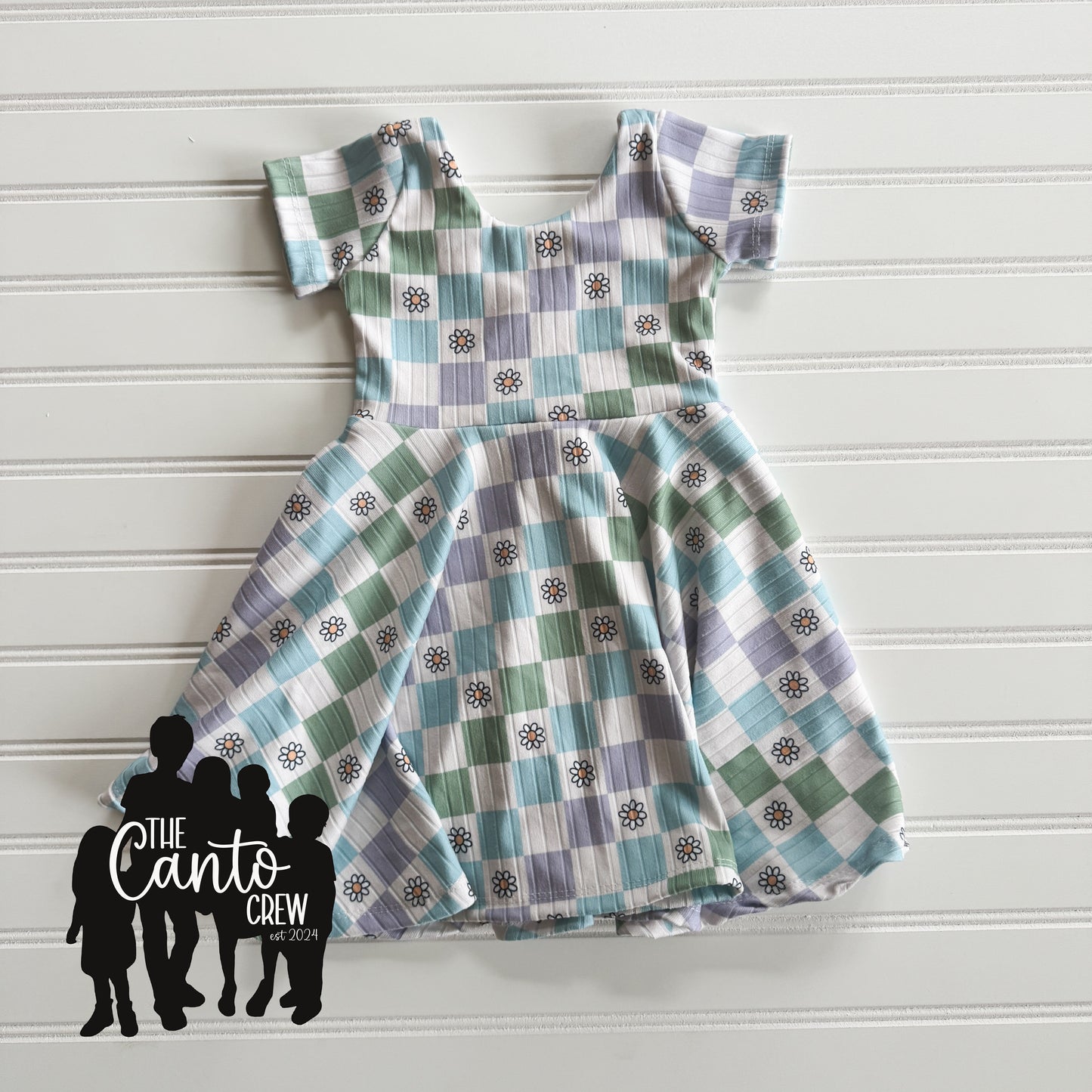 12/18 Month Twirl Dress -- Daisy Checks