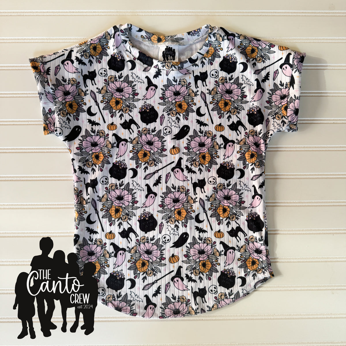 6/7 Curved Tee -- Spell Floral