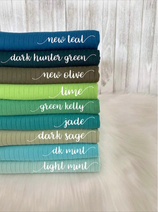 Blue & Green Solids