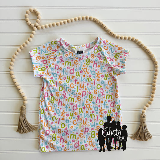 4T XL Raglan -- ABCs