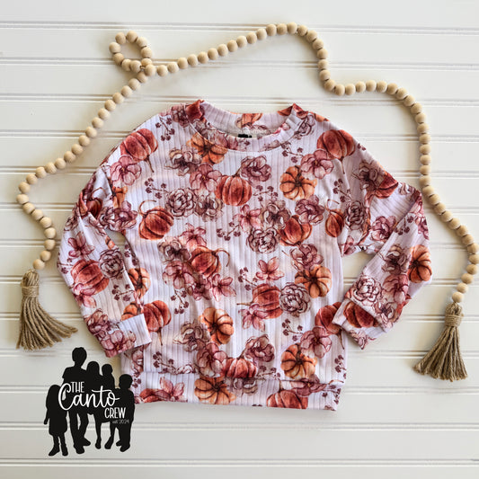 4T Dolman Long Sleeve -- Pumpkins