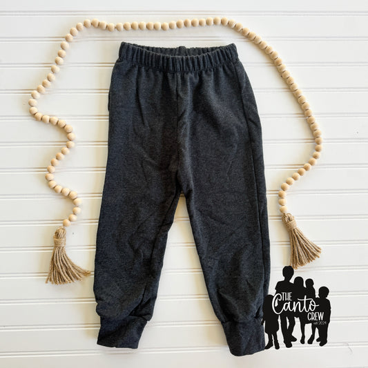 4T Urban Joggers -- Charcoal French Terry