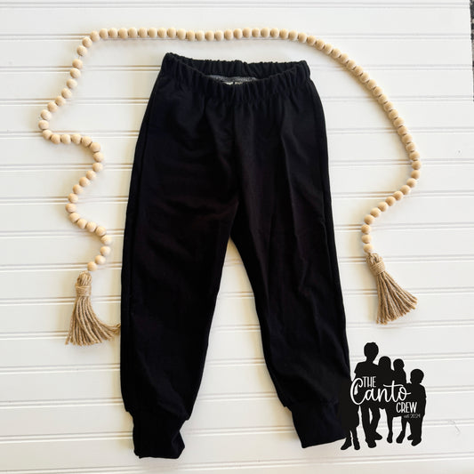 4T Urban Joggers -- Black French Terry