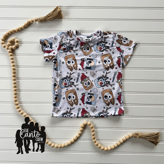 2T Basic Tee -- Blue Dog