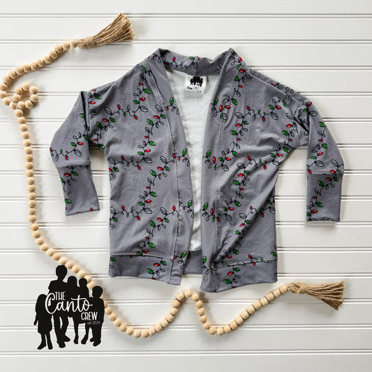 18/24 Slim Cardigan -- Christmas Lights