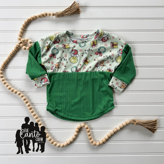 18/24 Split Curved Tee long sleeve - Mean One